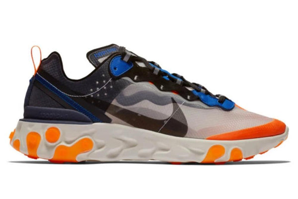 Nike react 87 blue orange Clearance