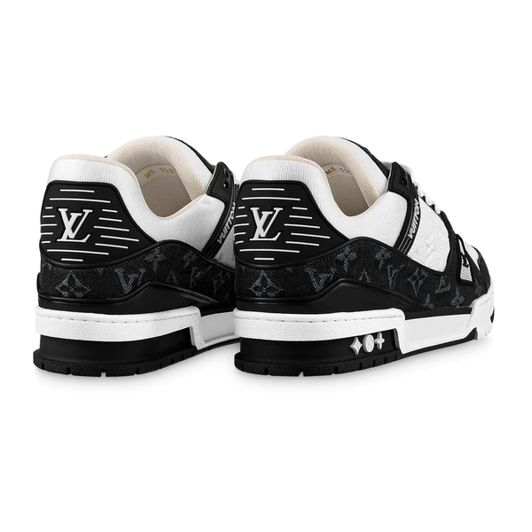 Louis Vuitton Monogram Denim and Leather Sneakers Size 40 Louis Vuitton