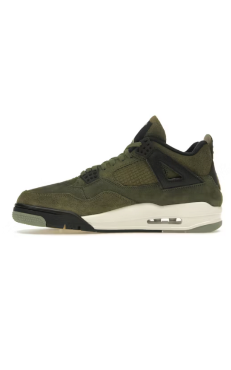 Jordan 4 top olive green