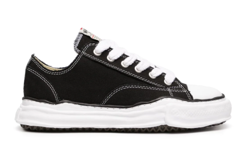 maison mihara yasuhiro peterson low black/white