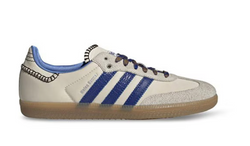 ADIDAS ORIGINALS BY WALES BONNER SAMBA SHOES Cream Blue