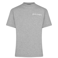 Palm Angels Basic Logo T Shirt Grey