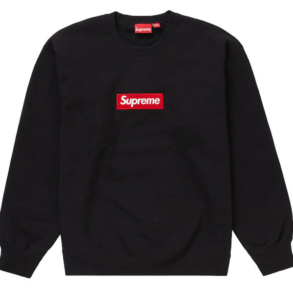 Supreme Box Logo Black Crewneck – LS Personal Shopper