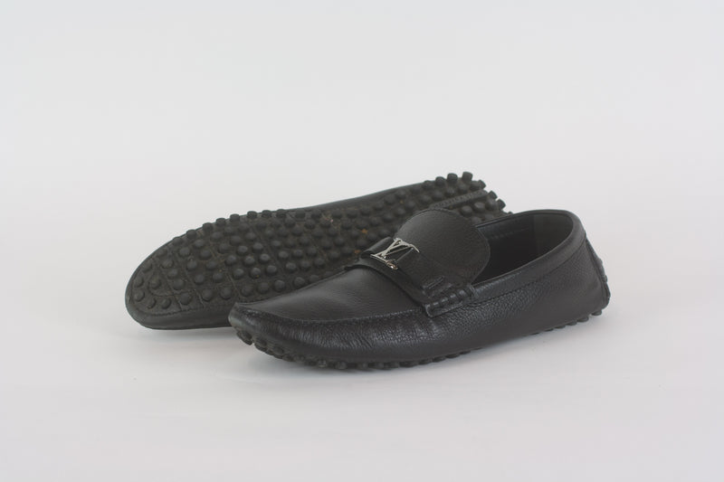 Louis Vuitton Hockenheim Moccasin Loafer - Black - UK 9.5 (Fits UK 10) - Pre-Owned