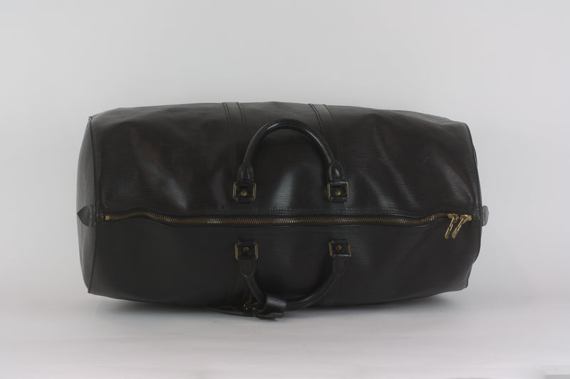 Louis Vuitton Keepall 55 Bag Epi Leather - Black - Pre-Owned