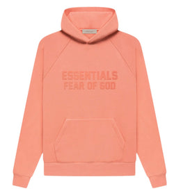 Fear of God Essentials Hoodie Coral SS22