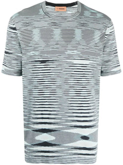 Missoni Logo T shirt Grey White