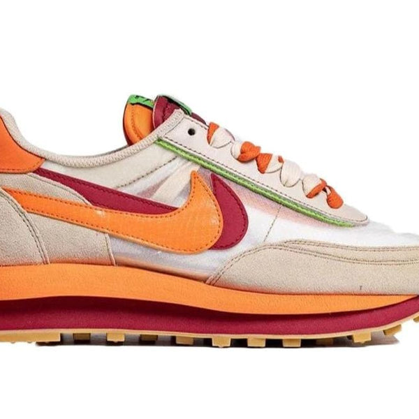 Nike LD Waffle sacai CLOT Net Orange Blaze