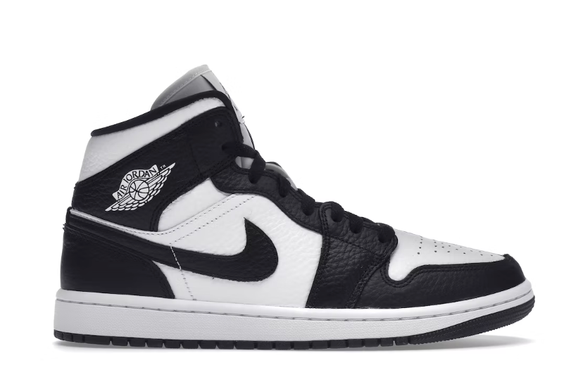 NIKE AIR JORDAN 1 MID HOMAGE SPLIT BLACK WHITE (W) – LS Personal Shopper