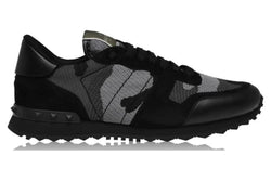 VALENTINO MESH CAMOUFLAGE ROCKRUNNER TRAINERS