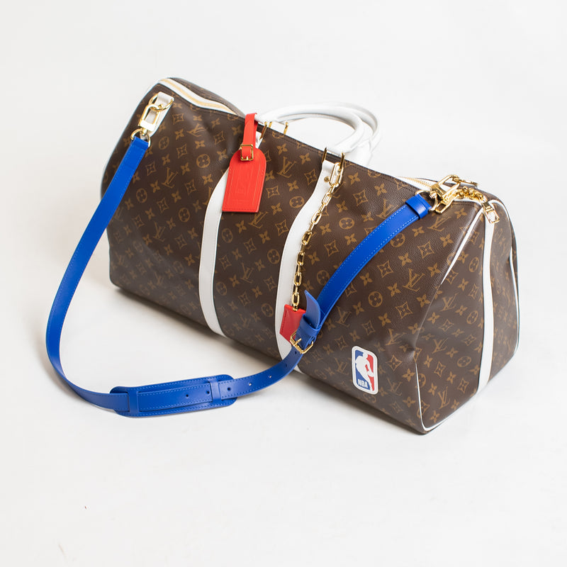 LOUIS VUITTON NBA Lvxnba Basketball Keepall Bag Limited Edition Monogram  M45587 £2,200.00 - PicClick UK
